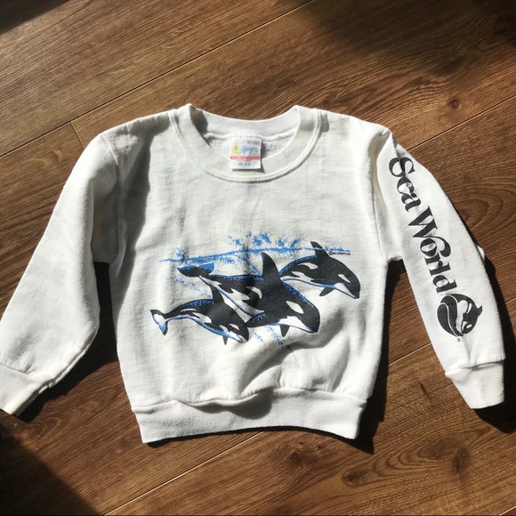 80s Throwback Kids Sea World Sweater - Picture 2 of 6